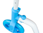 2-in-1 cross-country bike or scooter - blue