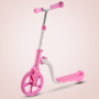 2-in-1 cross-country bike or scooter - pink