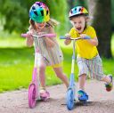 2-in-1 cross-country bike or scooter - pink