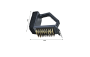 3-in-1 grill cleaning brush / scraper