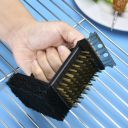 3-in-1 grill cleaning brush / scraper