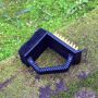 3-in-1 grill cleaning brush / scraper