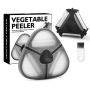 3-in-1 three-blade peeler - black