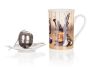 3-piece tea set LAVENDER VETRO is a traditional supplier of a wide range of goods in the Czech Republic, Slovakia, Poland and many other countries. It cooperates with all international trade networks, but also with many traditional retail and wholesale partners. Currently our assortment includes glassware, porcelain and ceramics, household goods, decorative articles, home textiles, furniture, tools, lighting, leisure and garden products. LAVENDER 3-piece tea set includes: 1x ceramic pot with a volume of 340 ml (height 10.8 cm, top diameter 7.6 cm, bottom diameter 6.5 cm), 1x stainless steel strainer, 1x tray under the strainer. Material: Ceramic / stainless steel Decor: Lavender Color: Cream