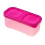 350 ml fridge food container - pink