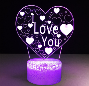 3D LED night lamp 