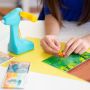 3DOODLER 3D BUILD AND PLAY URZĄDZENIE DO DRUKU 3D DLA DZIECI 4+, ZESTAW ECO-WKŁADÓW, SZABLON, 2 TŁA, 10 PROJEKTÓW, 3DBP