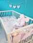 4in1 children's bedding set - pink apple blossom