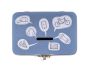 4KIDS moneybox 12,8 x 8,4 x 8,4 cm, blue