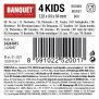 4KIDS moneybox 12,8 x 8,4 x 8,4 cm, brown