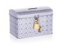 4KIDS moneybox 12,8 x 8,4 x 8,4 cm white