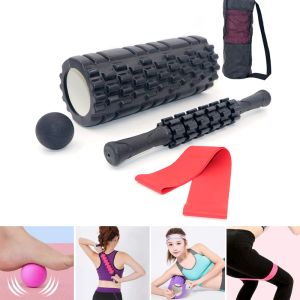 5-in-1 massage and exercise set black