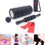 5-in-1 massage and exercise set black