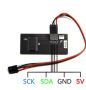 8x16 blue LED matrix for ESP32, ESP8266, Arduino - wires