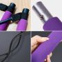 A bar with exercise bands - purple