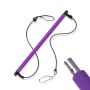A bar with exercise bands - purple