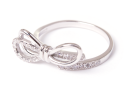 A beautiful silver ring