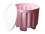 A box for stool-shaped toys- pink