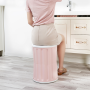 A box for stool-shaped toys- pink