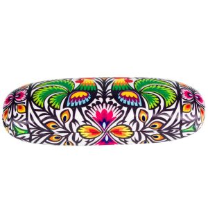 A case for corrective glasses FOLKSTAR cutout roosters