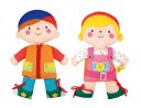 A cuddly toy / doll to dress - double-sided