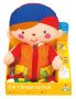 A cuddly toy / doll to dress - double-sided