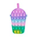 A cup-shaped anti-stress sensory toy