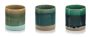 A cylindrical casing covered with a 13 cm dark colored glaze