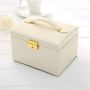 A multi-level casket, a jewelery box - black