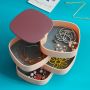 A multi-level jewelery box - white