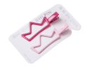 A set of 2 pieces hairpins "crown" - fuchsia and pink