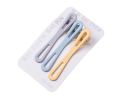 A set of 3 pieces hairpins "infinity" - yellow blue grey