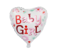 A set of birthday balloons for a girl - pink