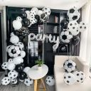 A set of birthday decorations for a boy - football