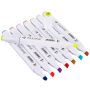 A set of double-sided markers 168 pcs.