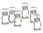 A set of glass containers for spices Aromi 6x150 ml