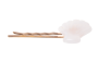 A set of hairpins (2 pcs) shells - orange