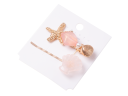 A set of hairpins (2 pcs) shells - orange
