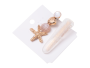 A set of hairpins (2 pcs) shells - white