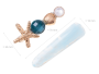 A set of hairpins (2 pcs) shells - white