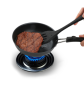 A set of kitchen utensils 5 elements - black