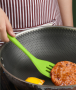 A set of kitchen utensils 5 elements - green