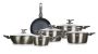 A set of pots METALLIC PLATINUM 11-pieces