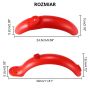 A set (rear and front wheel) of fenders for the Xiaomi M365 / PRO scooter - red