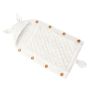 A sleeping bag for a stroller with rabbit ears - white