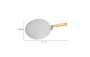 A spatula for serving pizza