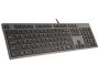A4Tech KV-300H keyboard USB QWERTY Black,Grey