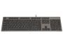 A4Tech KV-300H keyboard USB QWERTY Black,Grey