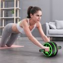 Abdominal muscle training wheel - green
