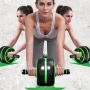 Abdominal muscle training wheel - green